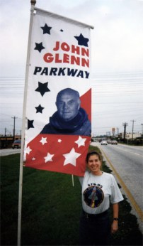 NASA Road 1 briefly named for John Glenn's return to flight NASA Road 1 briefly named for John Glenn's return to flight