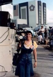I'm ready with my camera for the STS-7 launch
